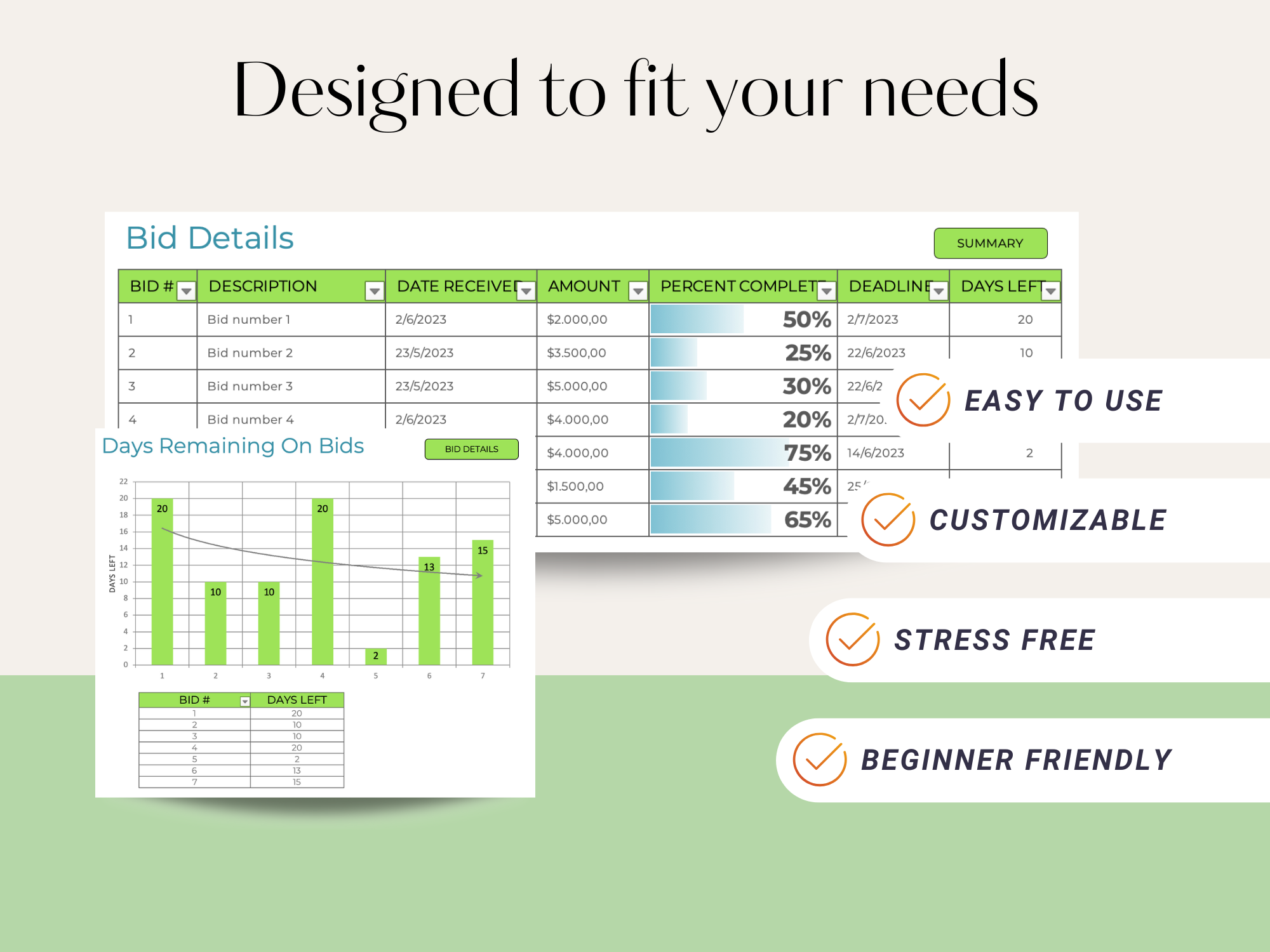 Bid Tracker