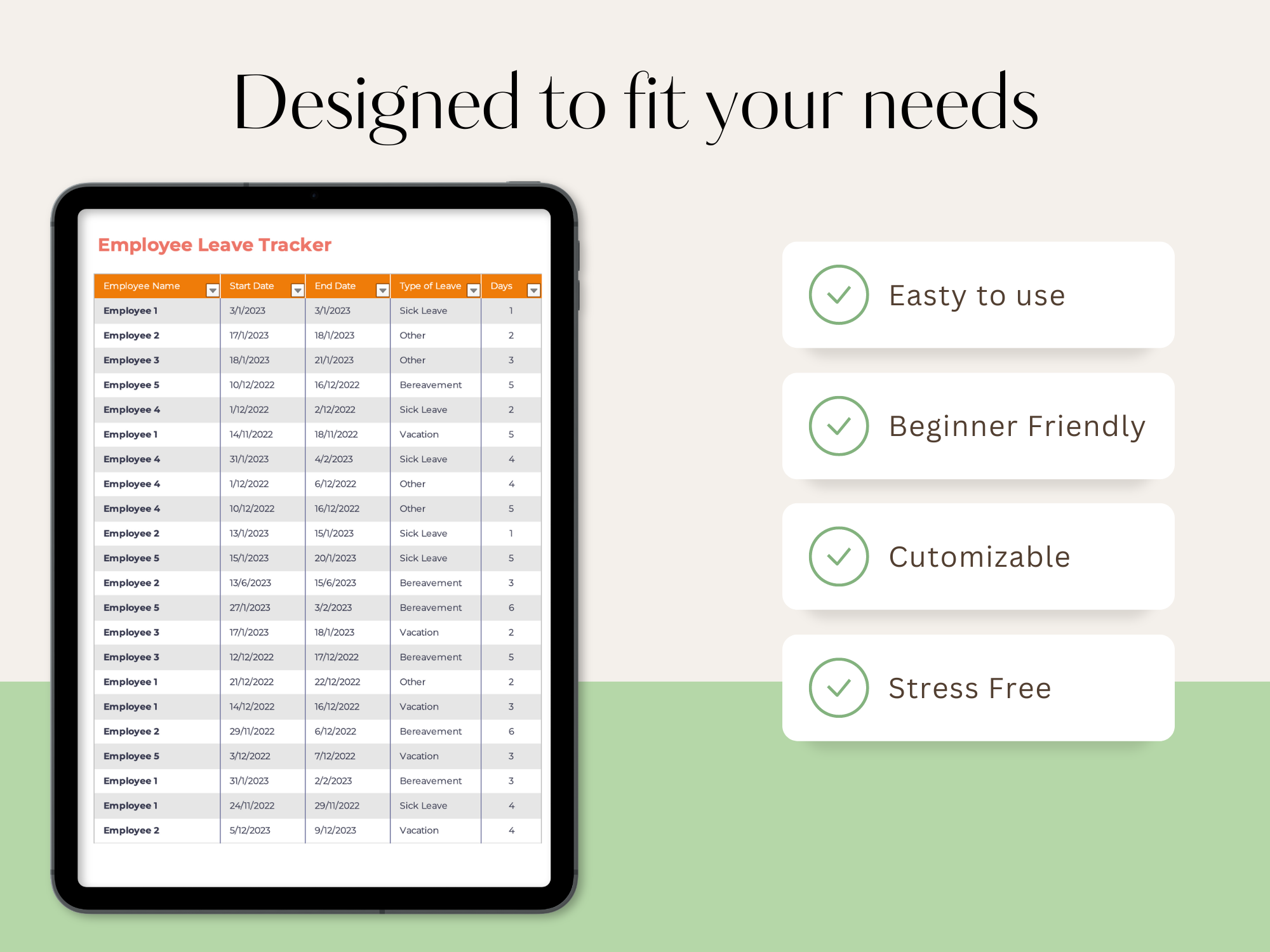 Employee attendance tracker