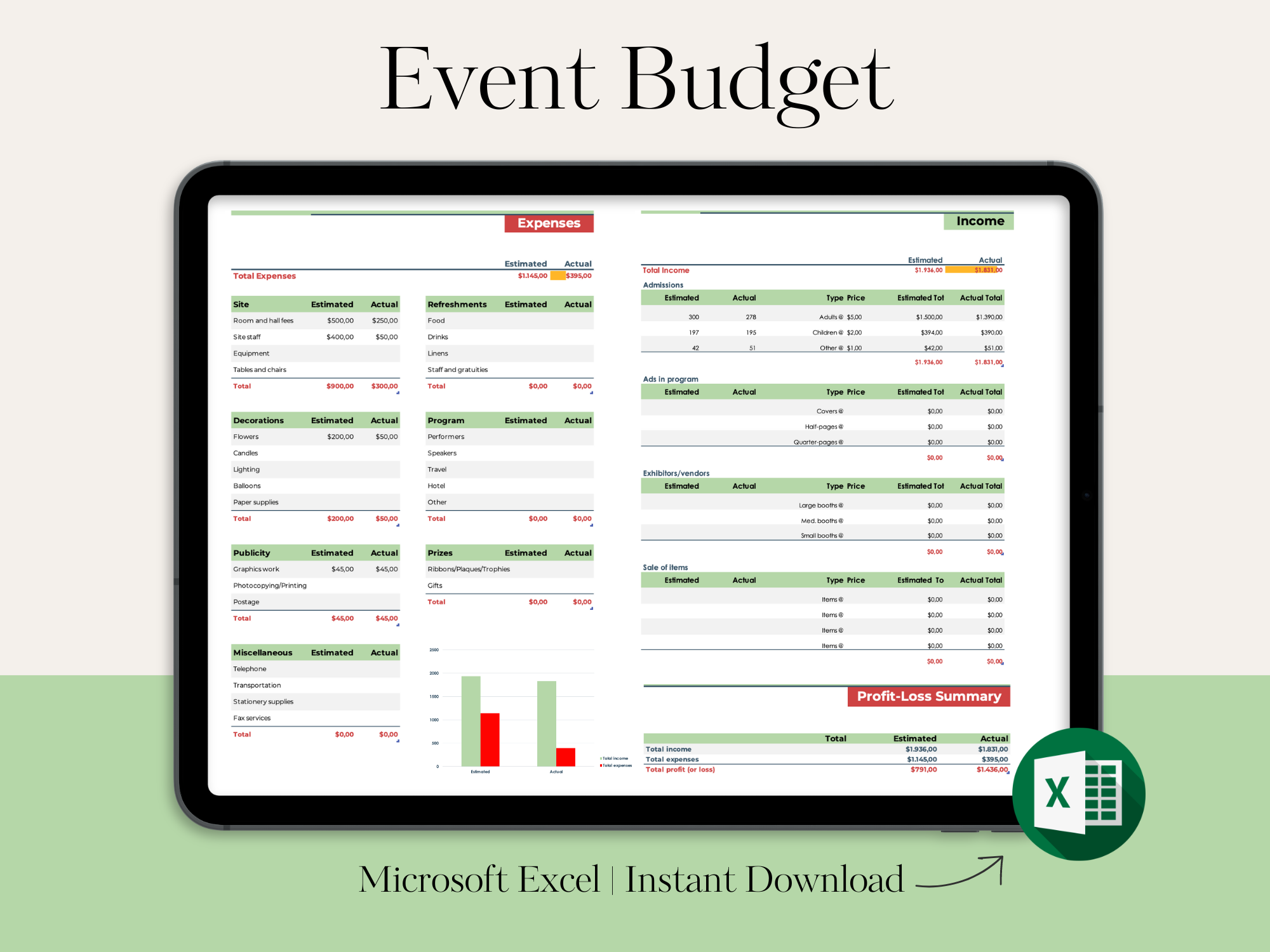 Event Budget