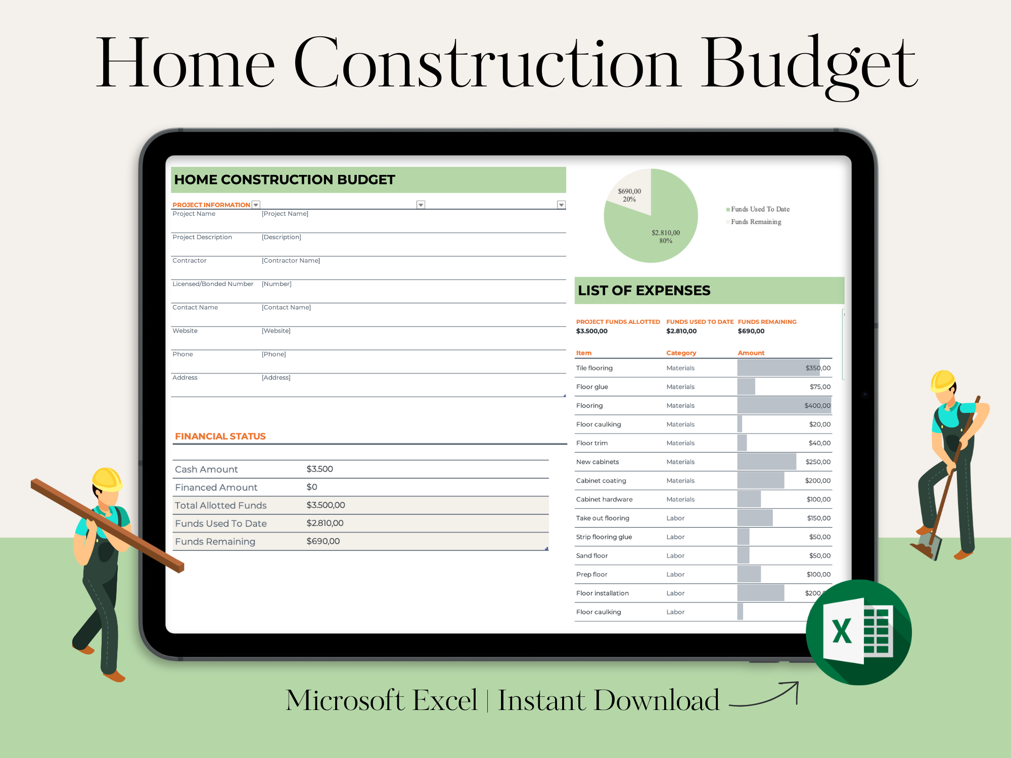 Home Construction Budget