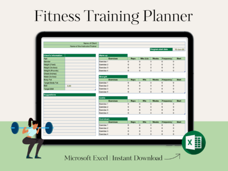 Fitness Training Planner