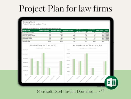 Project Plan For Law Firms